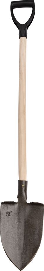 Spade Gardex, 1300 g, forged, with footrest, handle with plastic grip