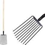 Fork F109, 9-tine, for gravel, with handle