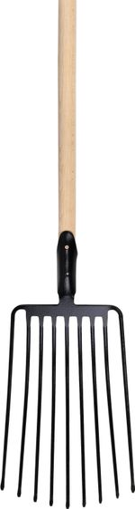 Fork F109, 9-tine, for gravel, with handle