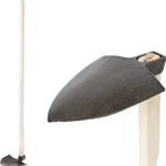 Hoe Gardex, pointed, 730 g, forged, wooden handle