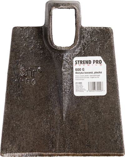 Forged hoe flat 600g