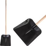 Shovel KOVO 72.WH, metal, black, with wooden handle