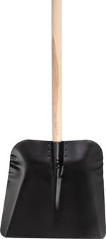 Shovel KOVO 72.WH, metal, black, with wooden handle