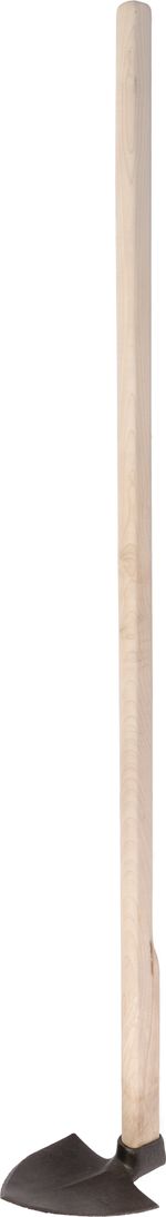 Hoe Gardex, pointed, 630 g, forged, wooden handle