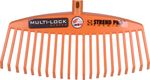 Rake Strend Pro MULTI-LOCK system LR65, 420 mm, for leaves, plastic