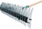Garden rake for aeration 11teeth/21teeth + wooden handle