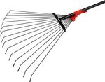 Leaf Rake Strend Pro R114, 15-tine, fan, adjustable, metal handle