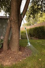 Leaf Rake Strend Pro R116-65, 15-tine, fan, 680 g, telescopic, metal handle