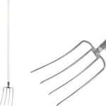 Fork F104KX.WH, 4-tine, KomaXit, Italian, with handle