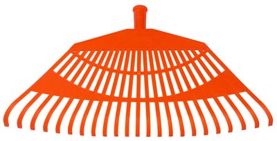 Gereblye R144, műanyagové, 23 fogú, levelekre, nyél nélkül