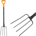 Farmers fork ErgoLine1200, 4-tooth, for hay, MattPowder