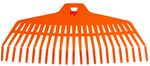 Leaf Rake R141, 23-tine, 42 cm, plastic, without handle