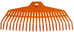 Leaf Rake R141, 23-tine, 42 cm, plastic, without handle