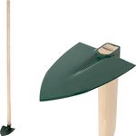 Hoe FED 201/1200, pointed, small, wooden handle