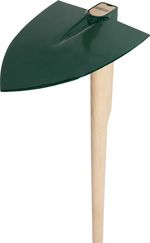 Hoe FED 202/1200, pointed, medium, 500 g, wooden handle