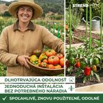 Tyč CountryYard S279, 150 cm, 7.9 mm, zelená, oporná, sklolaminát