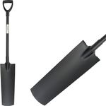 Spade S526AD, trenching, D-handle, Black