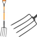 Fork F5419, 4-tine, with D-handle, fiberglass