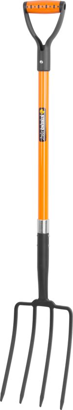 Fork F5419, 4-tine, with D-handle, fiberglass