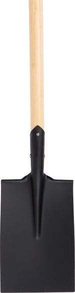 Spade S5119, straight, WoodHand, wooden D-handle