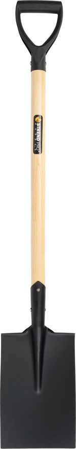 Spade S5119, straight, WoodHand, wooden D-handle