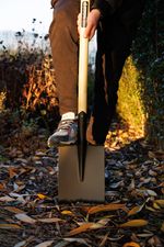 Spade S5119, straight, WoodHand, wooden D-handle