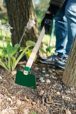 Hoe FED 211/1200, flat, 145 mm, wooden handle