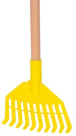 Kézi gereblye Strend Pro S406-4, gyermek, lombsepro, műanyag, 180x882 mm