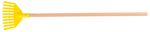 Kézi gereblye Strend Pro S406-4, gyermek, lombsepro, műanyag, 180x882 mm