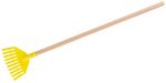 Hand Rake Strend Pro S406-4, children's, for leaves, plastic, 180x882 mm