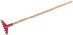 Hand Rake Strend Pro S406-5, children's, for grass, plastic, 165x820 mm