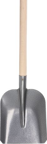 Shovel S504B.WH 7130, straight, classic, KomaXit, with wooden handle