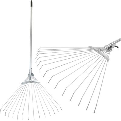 Leaf rake telescopic galvanized 850g