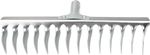 Garden rake for aeration 141teeth