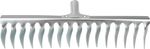 Galvanized garden rake head 16T