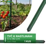 Stake Garden SB 11/900 mm, steel/plastic, green, for plant and tomato support