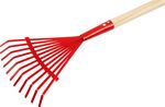 Leaf Rake Strend Pro Herrison 813-16, 11-tine, 900 mm wooden handle, mini