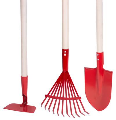 Garden tool set Herrison, rake, shovel, hoe, 900 mm