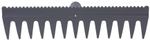Leveling Rake R140, 13-tine, plastic, with leveling edge, without handle