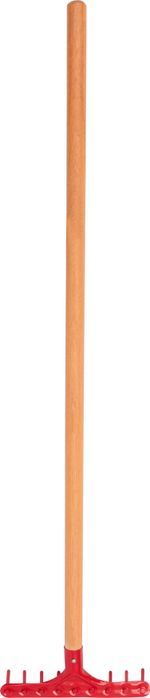 Rake Strend Pro Herrison 9357, garden, plastic, 9-tine, mini, with handle