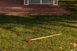 Rake Strend Pro Herrison 9357, garden, plastic, 9-tine, mini, with handle