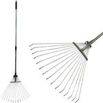 Leaf Rake Strend Pro R120, fan, telescopic, metal handle