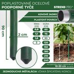 Support Rod Garden SB 20/900 mm, steel/plastic, green, for tomatoes