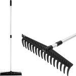 Rake Strend Pro Premium S891-AL, garden, 445x115 mm, 16 tines, aluminum telescopic handle