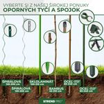 Support Rod Garden TY 11/1500 mm, steel/plastic, brown, for plants and tomatoes0500000050441