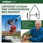 Collector Strend Pro OD-50206, for nuts and fruit, with aluminum telescopic handle 80-120 cm