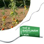 Tyč GS1 2000/7 mm, špirálová, drôtená Zn, oporná k rastlinám a paradajkám