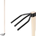 Hoe Strend Pro, 3-pronged, 120 cm wooden handle