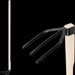 Hoe Strend Pro, 3-pronged, 120 cm wooden handle
