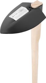 Hoe Strend Pro, Fe, pointed, large, 370 g, 120 cm wooden handle